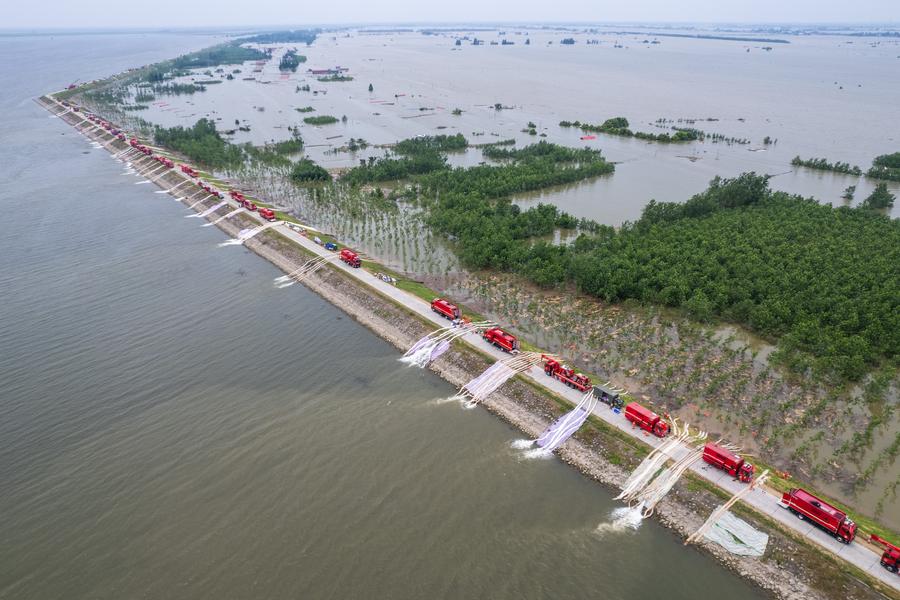 Níveis de água na bacia do segundo maior lago de água doce da China caem para abaixo de alerta