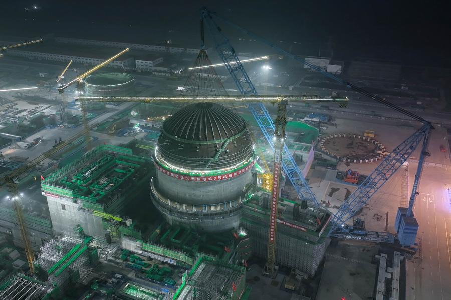 Usina nuclear de Xudapu, na China, inicia construção de uma nova unidade de eletricidade