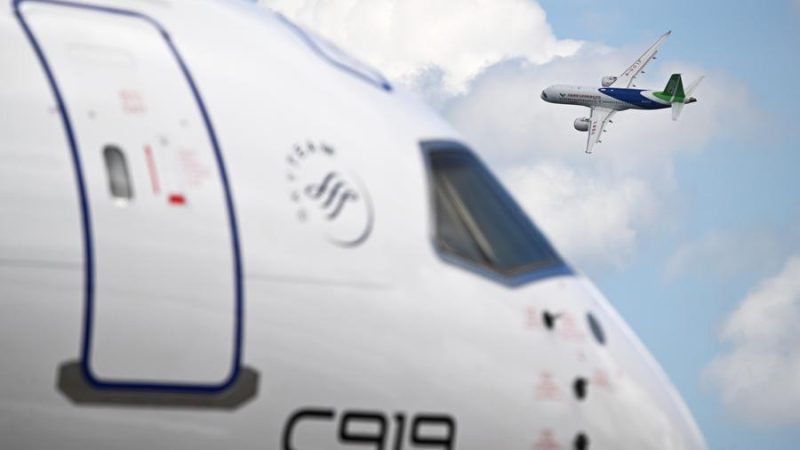 C919, aeronave de grande porte desenvolvida pela China, entra em sua quinta rota regular