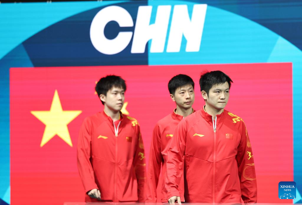 China vence Índia e avança às quartas do tênis de mesa por equipes masculinas nas Olimpíadas de Paris 2024