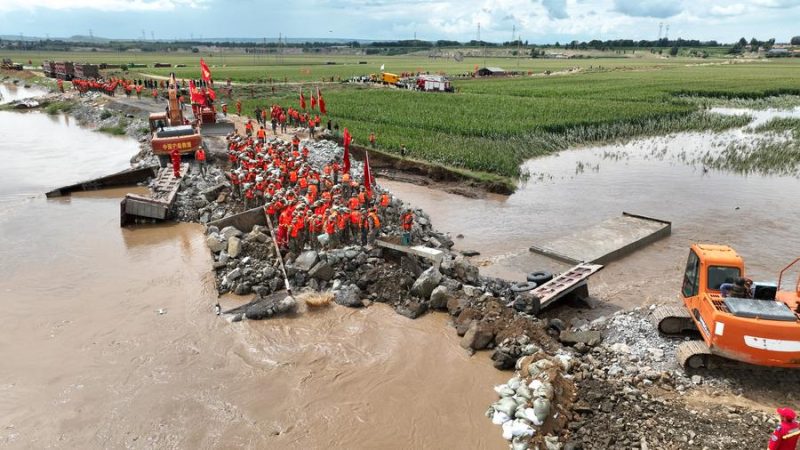 China aloca US$ 16,1 milhões em fundos para regiões atingidas por enchentes