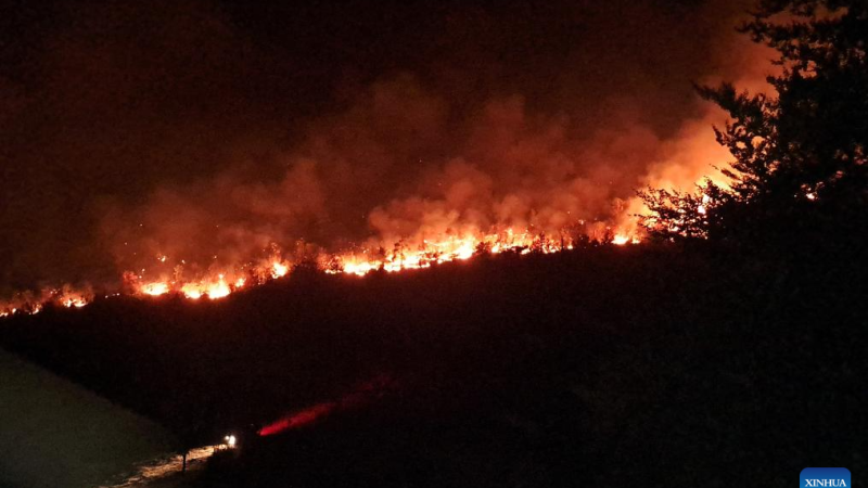 Destaque: Amizade forjada em chamas: ajuda chinesa salva vilas sérvias de incêndio devastador