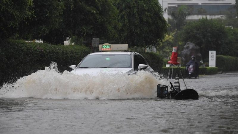 Aula suspensa devido a tempestades na província insular chinesa de Hainan