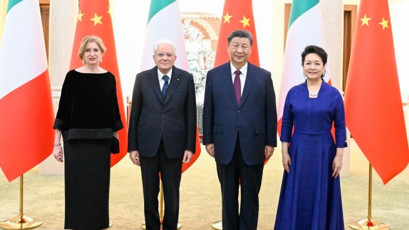 Xi pede cooperação China-Itália para a construção do mundo melhor