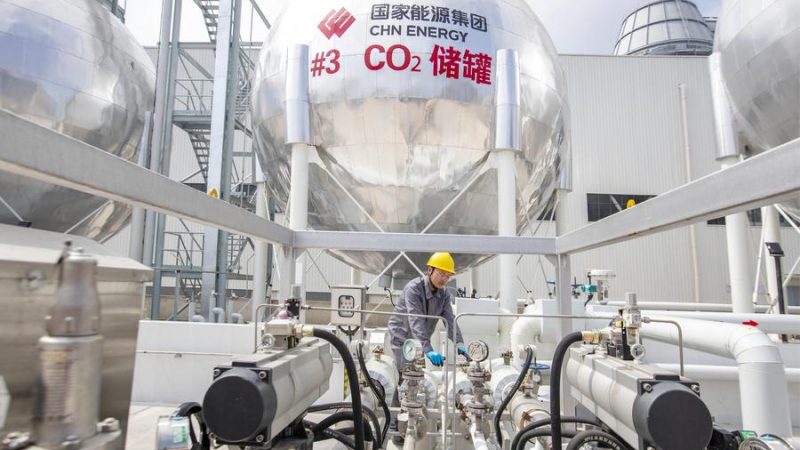 China atualiza roteiro de desenvolvimento para captura de carbono