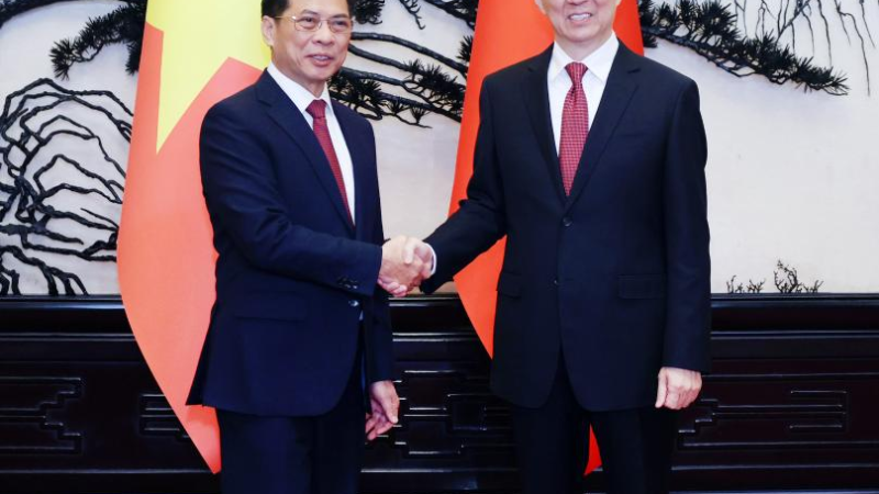 Vice-presidente da China reúne-se com vice-premiê do Vietnã