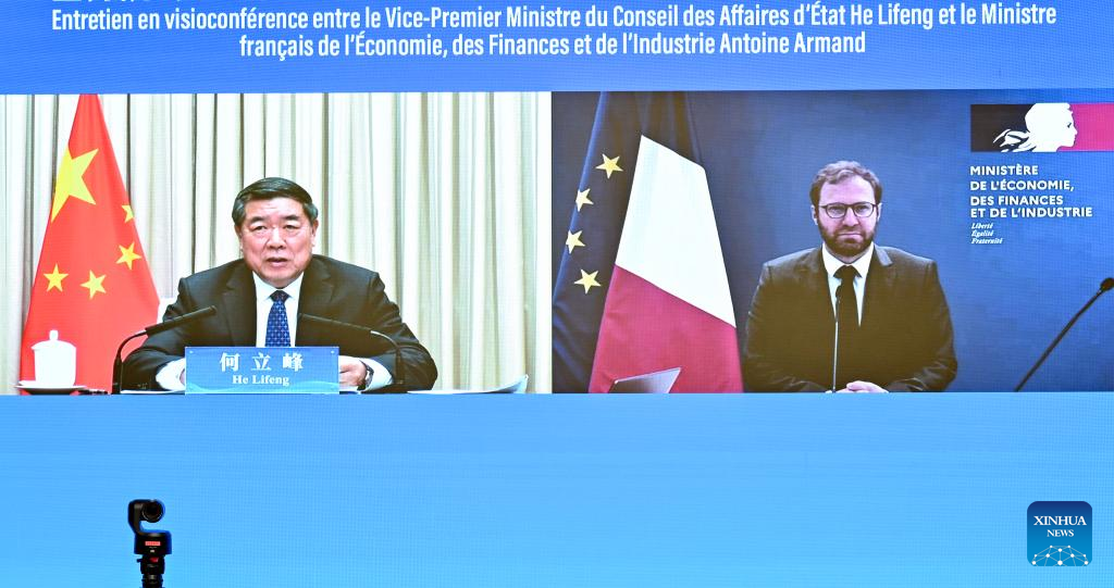 Vice-premiê chinês pede maior cooperação econômica e financeira com França