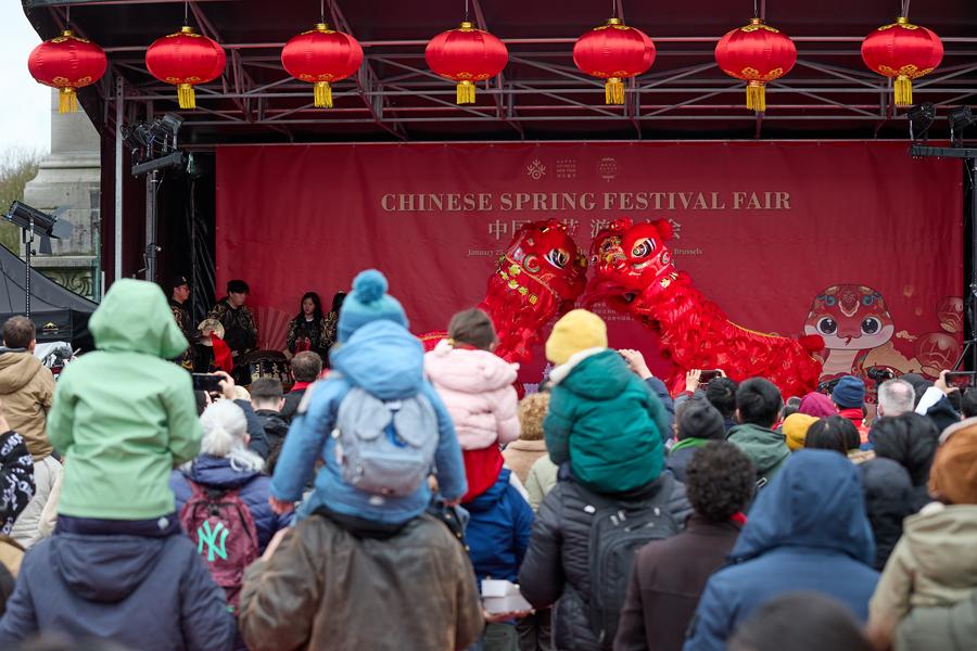 Aproveitando a Festa da Primavera e a cultura chinesa em Bruxelas