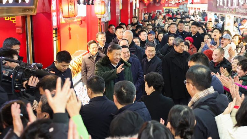 Xi funciona cidade do nordeste da China antes da Festa da Primavera