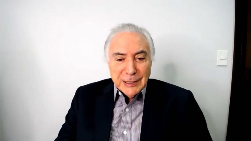 Ex-presidente brasileiro Temer diz que na luta contra COVID-19 o mais importante é preservar a vida