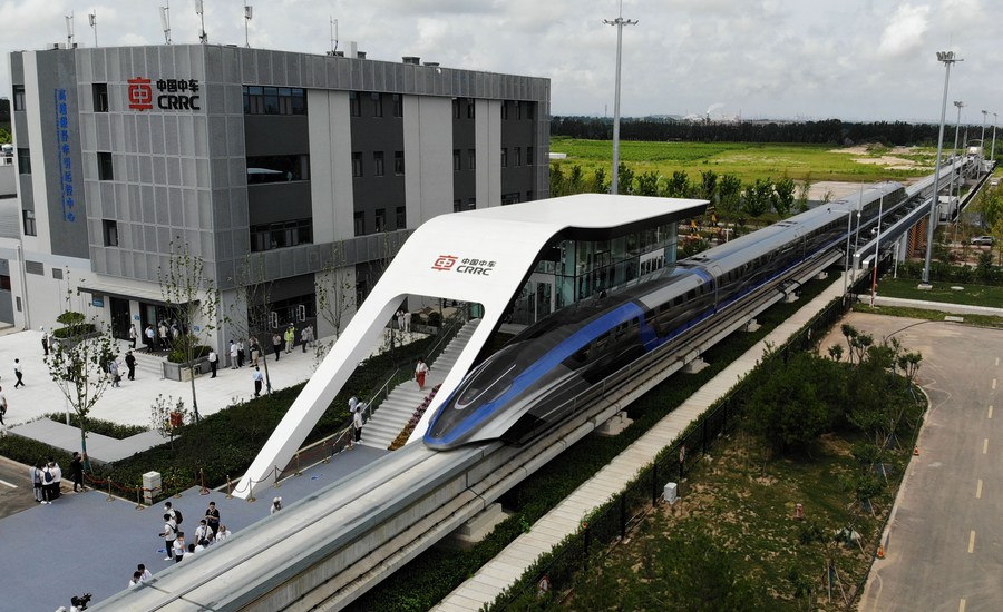 Primeiro trem maglev de 600 km/h do mundo sai da linha de montagem