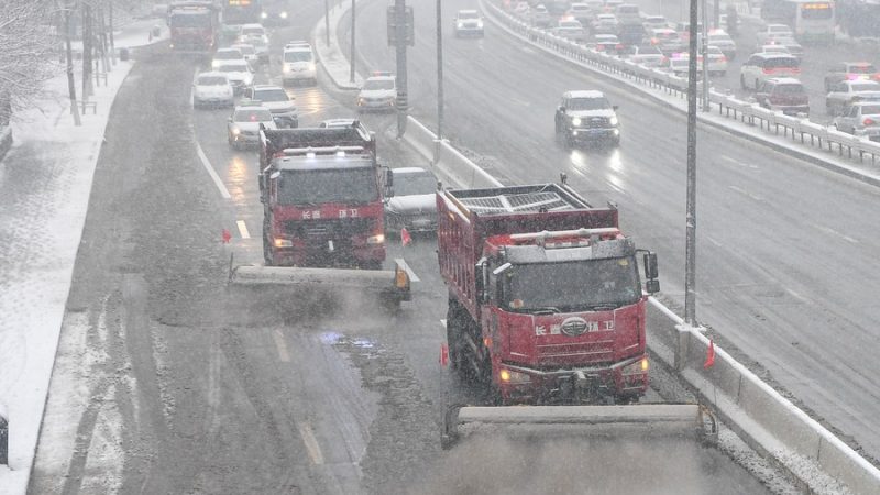 China emite alerta laranja para onda de frio