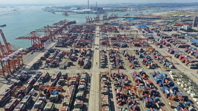 Porto do Golfo de Beibu da China vê aumento na movimentação de cargas em 2022