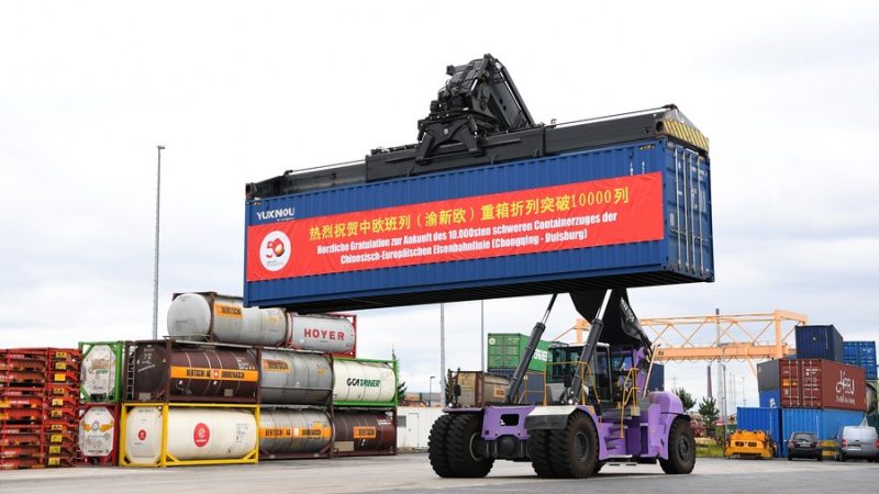 Entrega de carga ferroviária da China tem crescimento de 4,7% em 2022