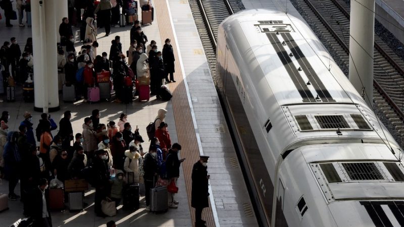 China coloca 2.000 km de ferrovias de alta velocidade em serviço em 2022