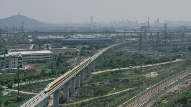Todos os projetos de construção ferroviária são retomados no Delta do Rio Yangtzé, na China
