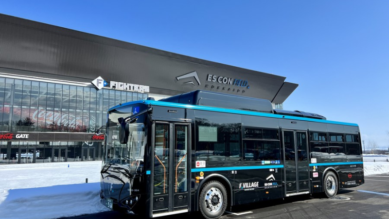 BYD entrega ônibus elétricos para Hokkaido, no Japão