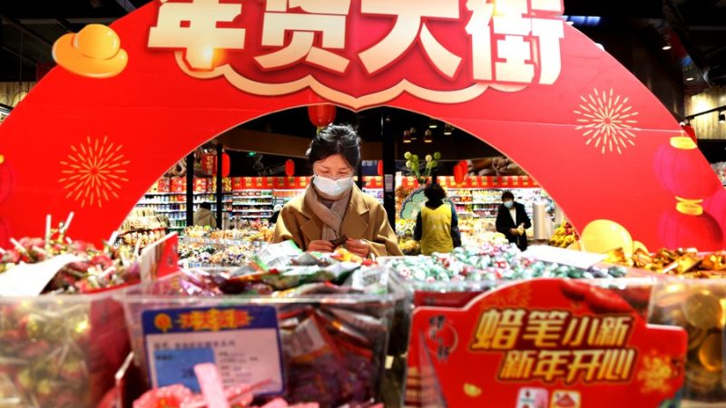 Vendas a varejo na China aumentam 3,5% em janeiro e fevereiro