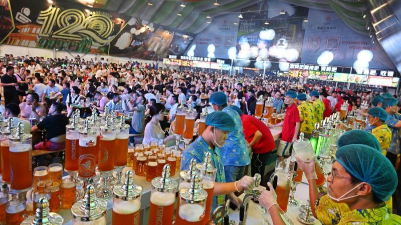 Cerveja Tsingtao leva alegria ao mundo