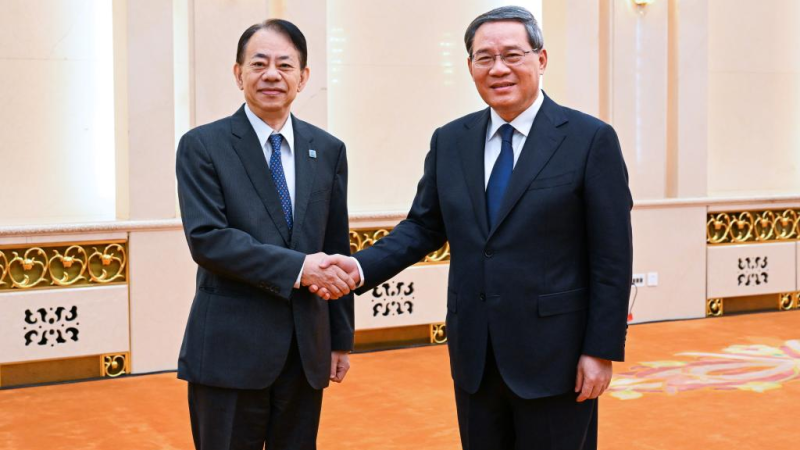 Primeiro-ministro chinês reúne-se com presidente do BAD