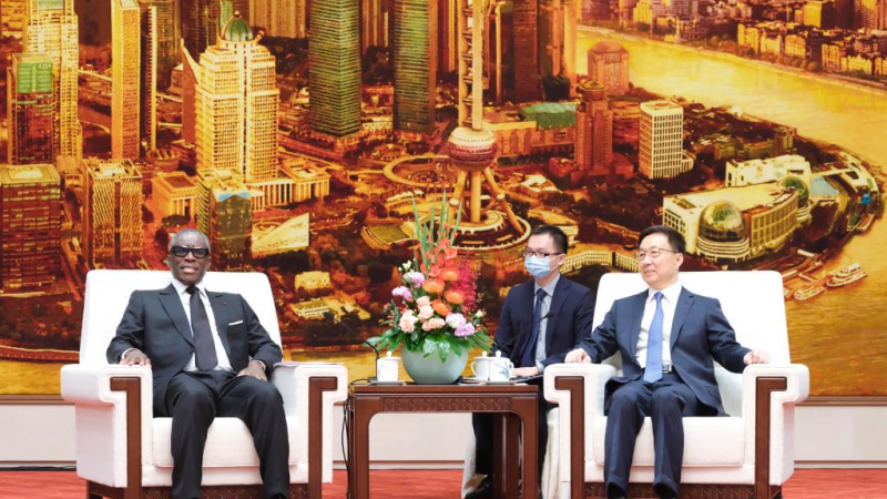 Vice-presidente da China reúne-se com vice-presidente da Guiné Equatorial