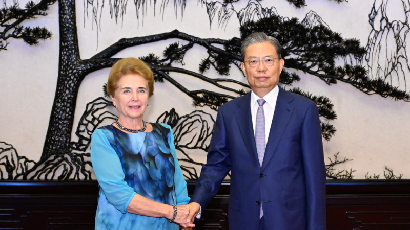 Principal legislador chinês pede cooperação reforçada com Assembleia Nacional húngara