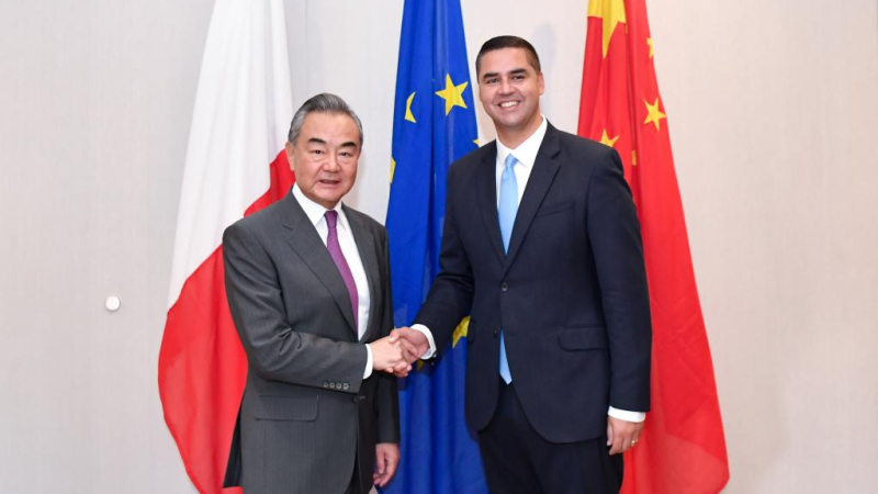 China e Malta concordam em promover conjuntamente cooperação China-UE