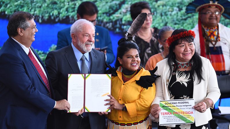 No Dia da Amazônia, Lula assina a demarcação de dois novos territórios indígenas