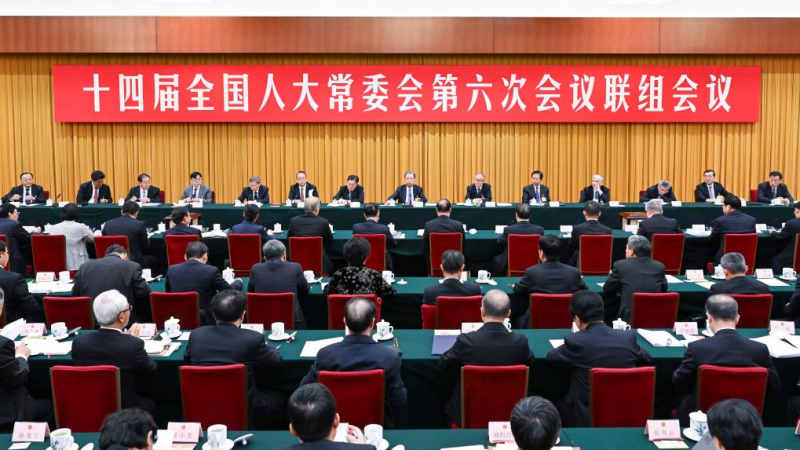 Principal órgão legislativo da China realiza reunião de inquirição conjunta sobre proteção do meio ambiente e recursos