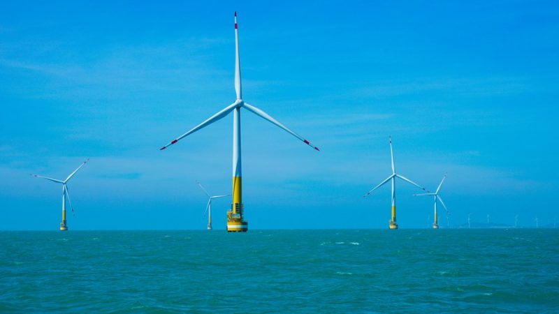 China começa a construir a primeira base nacional de pesquisa e teste de energia eólica offshore