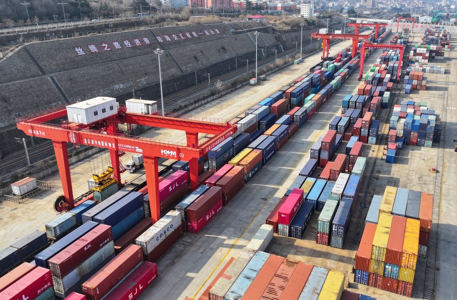  Atividades frenéticas de logística indicam crescente vitalidade econômica da China