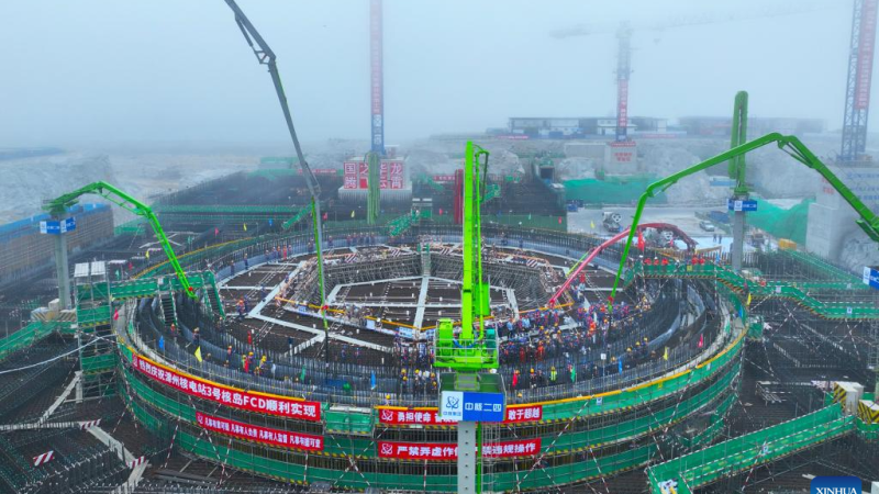 China inicia construção da 2ª fase do projeto de energia nuclear de Zhangzhou