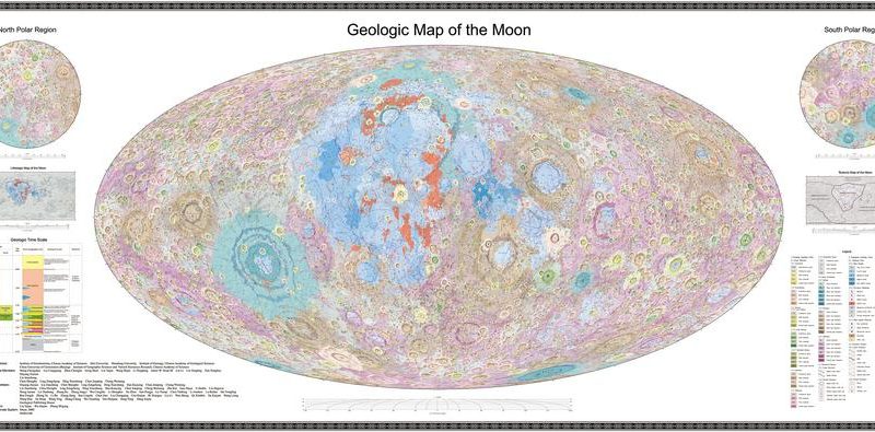 China publica primeiro atlas geológico lunar de alta definição do mundo