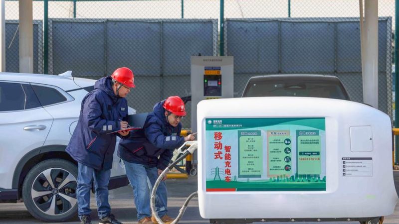 China registra aumento robusto em instalações de carregamento de veículos elétricos