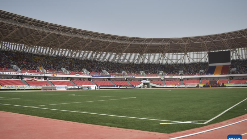 Presidente do Chade inaugura estádio olímpico construído pela China na capital