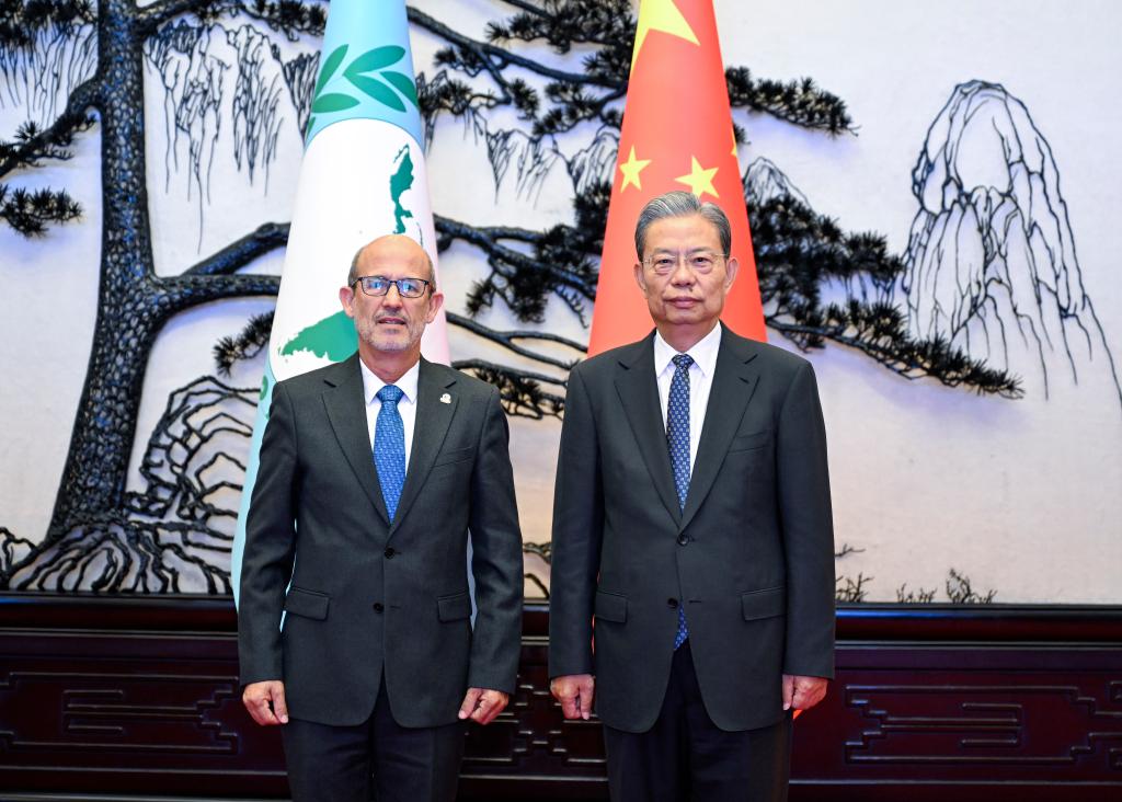 Principal legislador da China se encontra com presidente do Parlatino