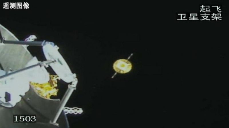 Satélite retransmissor da China opera normalmente e está pronto para apoiar missões lunares globais