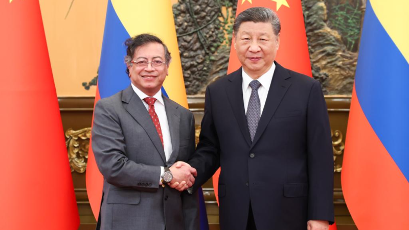 China e Colômbia assinam plano de cooperação sobre Iniciativa Cinturão e Rota