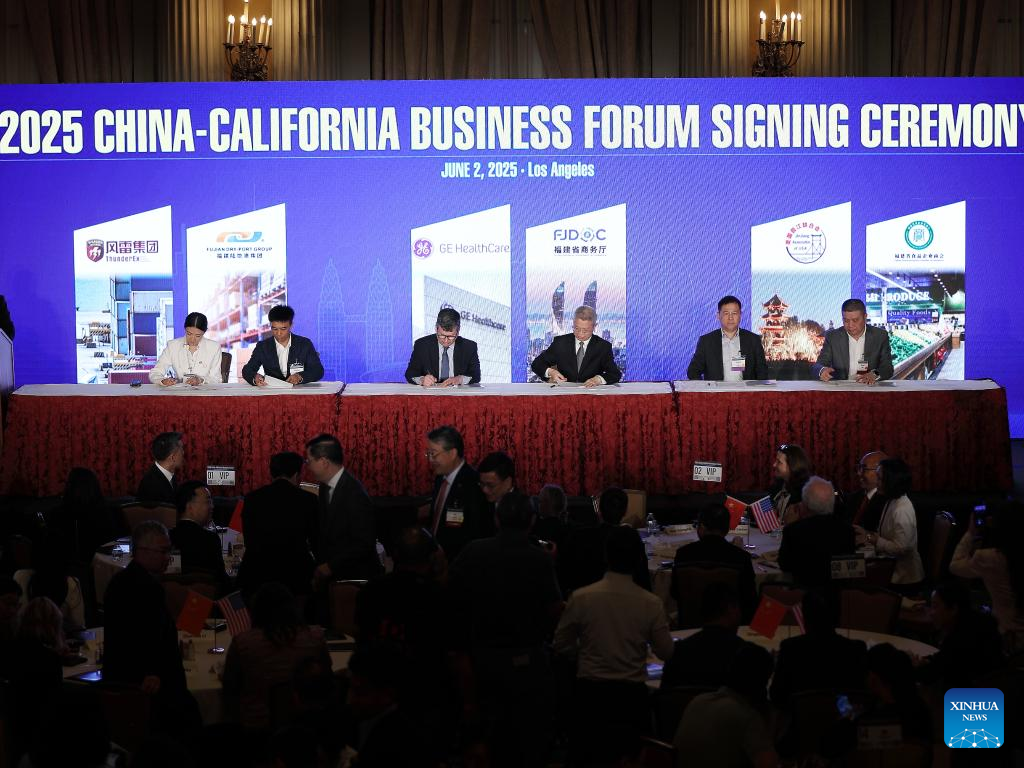 Fórum Empresarial China-Califórnia de 2025 é realizado em Los Angeles para ampliar cooperação