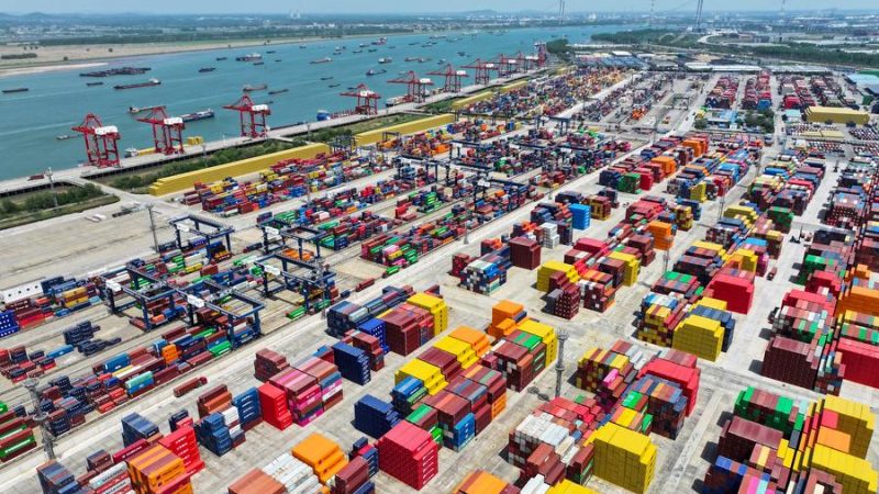 Comércio exterior da China mantém resiliência apesar dos ventos contrários