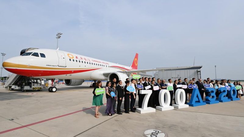 Airbus mira mais crescimento no mercado chinês