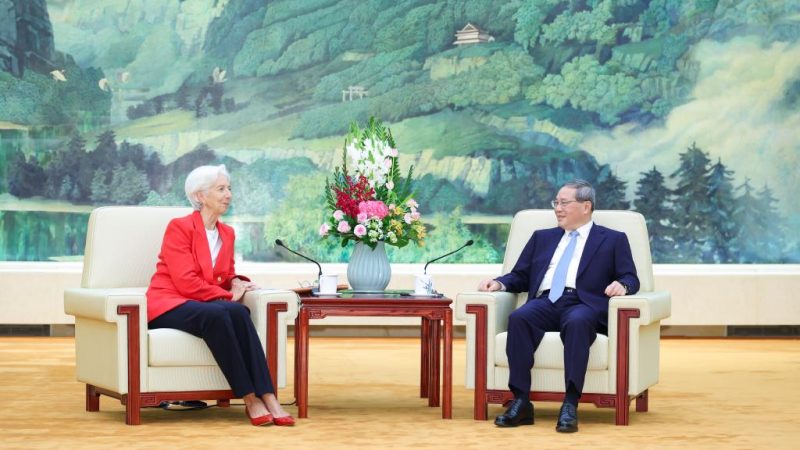 Primeiro-ministro chinês reúne-se com chefe do BCE