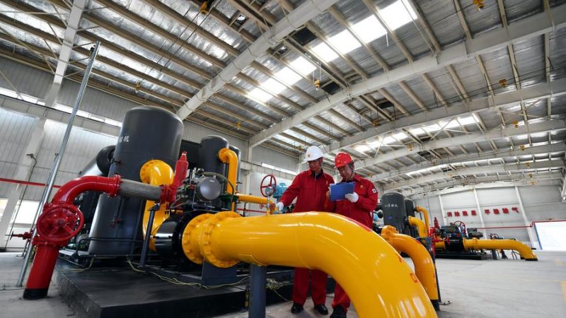 Maior campo de metano de carvão da China atinge um marco na produção