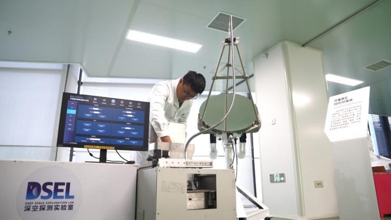 Avanço da impressão 3D lunar da China abre caminho para “casas” na Lua construídas a partir de solo obtido no local