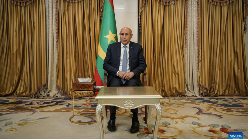 Entrevista: Presidente da Mauritânia elogia laços fortes com a China e busca cooperação mais estreita