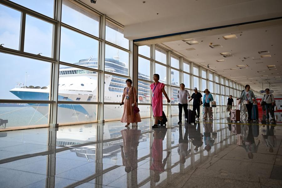 China registra disparo no número de passageiros de cruzeiros no 1º semestre