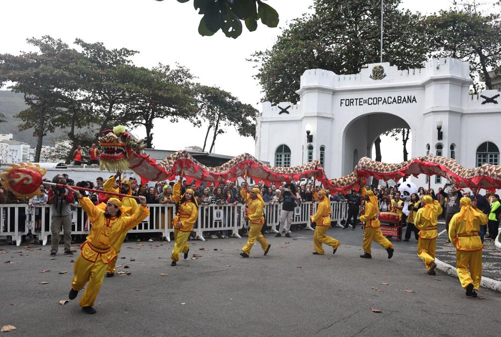 Celebração em Copacabana fortalece amizade histórica e cultural entre China e Brasil