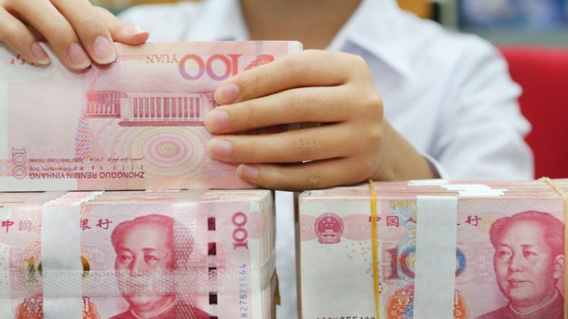 Empréstimos em yuan da China crescem US$ 1,8 trilhão nos primeiros sete meses