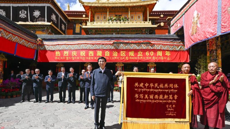 Delegação central visita funcionários e residentes em Lhasa