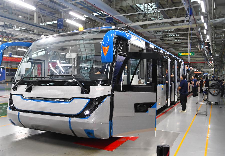 Ônibus de nova energia respondem por 82,7% dos ônibus públicos na China